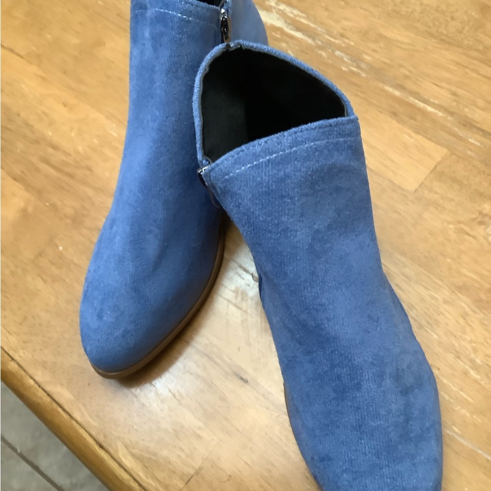 Elegant Blue Ankle Boots for Women